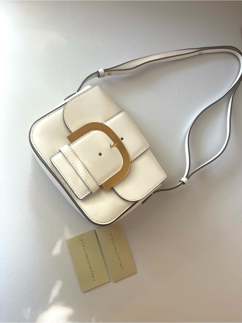 Stella McCartney adjustable shoulder/crossbody bag in white pre-owned